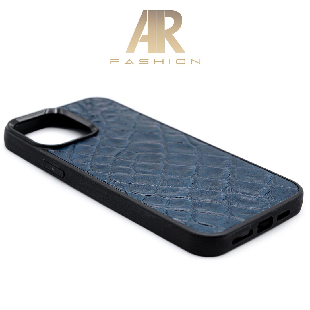 Husa iPhone 13 Pro Max Piele Embosată Croco Rubber