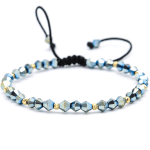 Bratara Aur 14K cu Bile Striate [AR3619]