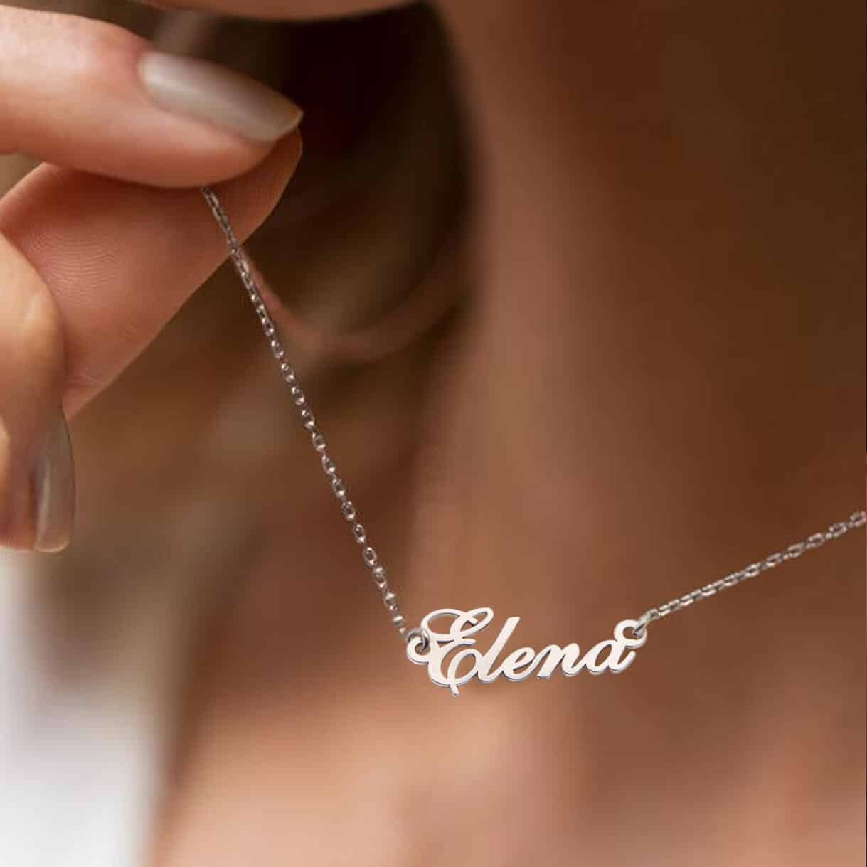 AR2885 - Lantisor Argint personalizat cu Nume la Alegere