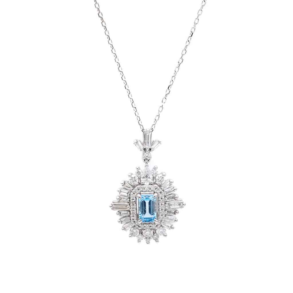 AR3895 colier aur alb cu diamant ARJewels