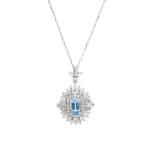 AR3895 colier aur alb cu diamant ARJewels