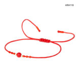 AR4118 bratara aur, pietre miyuki 2mm, bile aur 2mm, coral 4mm