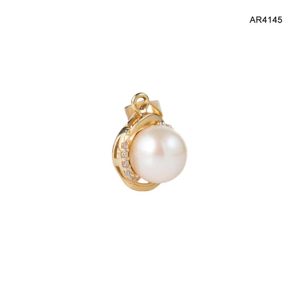 AR4145 PANDANTIV AUR 2,34GR PERLA ZIRCONIU