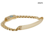 Bratara Aur 14K Monaco Chain [AR4276] - imagine 2