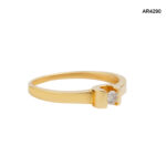 Inel Aur 14K cu Diamant Natural 0,18CT [AR4290] - imagine 4