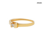 Inel Aur 14K cu Diamant Natural 0,18CT [AR4290] - imagine 2