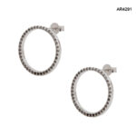 Cercei Aur 14K cu Diamante Naturale 0.40CT [AR4291] - imagine 3