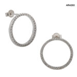 Cercei Aur 14K cu Diamante Naturale 0,40CT [AR4293] - imagine 2