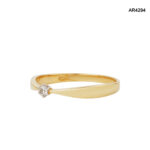 Inel Aur 14K cu Diamant Natural 0,04CT [AR4294] - imagine 4