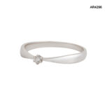 Inel Aur 14K cu Diamant Natural 0,04CT [AR4296] - imagine 3