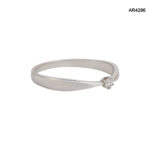 Inel Aur 14K cu Diamant Natural 0,04CT [AR4296] - imagine 2