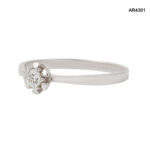 Inel Aur 14K cu Diamant Natural 0,10CT [AR4301] - imagine 2