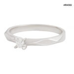 Inel Aur 14K cu Diamant Natural 0,10CT [AR4302] - imagine 5