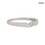Inel Aur 14K cu Diamant Natural 0,08CT [AR4304] - imagine 4