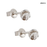 Cercei Aur 14K cu Diamante Naturale 0,16CT [AR4312] - imagine 3