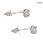 Cercei Aur 14K cu Diamante Naturale 0,16CT [AR4312] - imagine 2