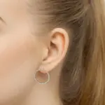 Cercei Aur 14K cu Diamante Naturale 0.40 ct [AR4290] - imagine 2