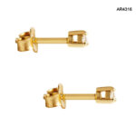 Cercei Aur 14K cu Diamante Naturale 0,16CT [AR4316] - imagine 3