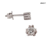 Cercei Aur 14K cu Diamante Naturale 0,16CT [AR4317] - imagine 2