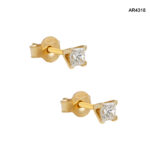 Cercei Aur 14K cu Diamante Naturale 0,30CT [AR4318] - imagine 3