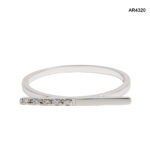 Inel Aur 14K cu Diamant Natural 0,025CT [AR4320] - imagine 4