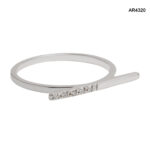 Inel Aur 14K cu Diamant Natural 0,025CT [AR4320] - imagine 3
