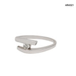 Inel Aur 14K cu Diamant Natural 0,09CT [AR4321] - imagine 2