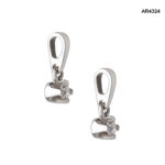 Cercei Aur 14K cu Diamante Naturale 0,10CT [AR4324] - imagine 3