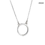 Colier DIAMANT Aur Alb 14K 0,01CT [AR4325] - imagine 3