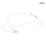 Colier DIAMANT Aur Alb 14K 0,01CT [AR4325] - imagine 2