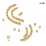 Bile din aur 3mm STRIATE [AR4329] - imagine 4