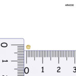 Bile din aur 2,5mm STRIATE [AR4330] - imagine 3