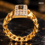 Inel Monaco Chain Aur 14K [AR4332] - imagine 4